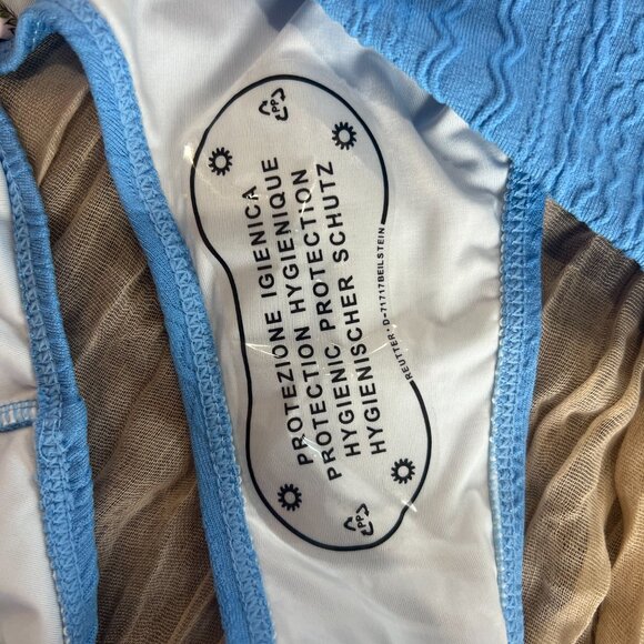 HYTENSUN Women's V Cut High Waisted Bikini Ribbed V-Wired Two Pieces - Picture 9 of 9